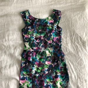 Long Tall Sally watercolor scuba dress